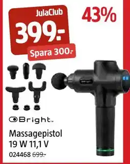 Jula Massagepistol 19 W 11,1 V, Medlemspris erbjuda
