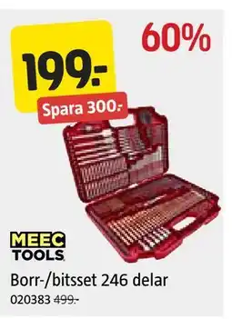 Jula Borr-/bitsset 246 delar erbjuda