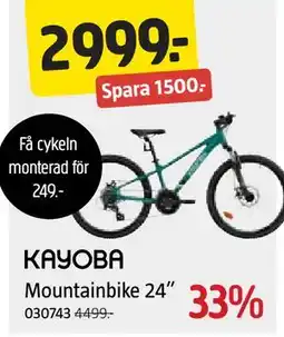 Jula Mountainbike 24” erbjuda