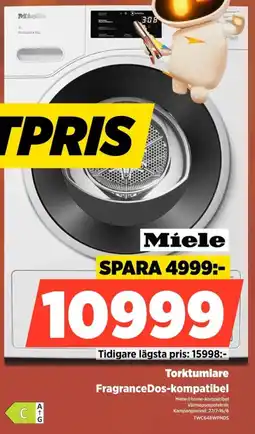 Power Miele Torktumlare FragranceDos-kompatibel erbjuda