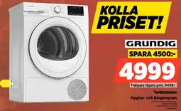 Power Grundig Torktumlare Hygien- och tidsprogram erbjuda