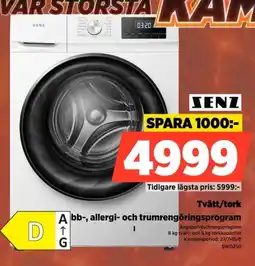 Power Senz Tvätt/tork Snabb-, allergi- och trumrengöringsprogram erbjuda