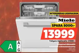 Power Miele Integrerad diskmaskin Automatisk tvättmedelsdosering erbjuda