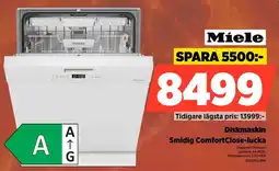 Power Miele Diskmaskin Smidig ComfortClose-lucka erbjuda