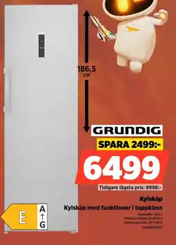 Power Grundig Kylskåp Kylskåp med funktioner i toppklass erbjuda