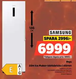 Power Samsung Frys Slim Ice Maker-isbitsbricka i dörren erbjuda