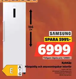 Power Samsung Kylskåp Mångsidig och anpassningsbar interiör erbjuda