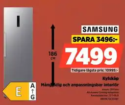 Power Samsung Kylskåp Mångsidig och anpassningsbar interiör erbjuda