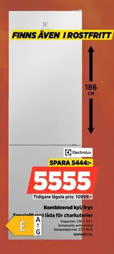 Power Electrolux Kombinerad kyl/frys Speciallt eval låda för charkuterier erbjuda