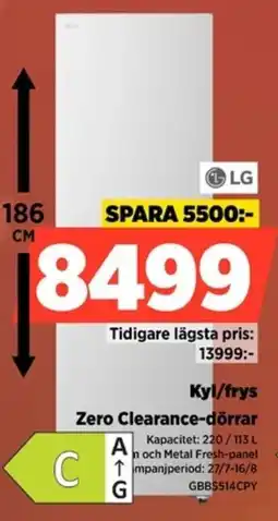 Power Lg Kyl/frys Zero Clearance-dörrar erbjuda