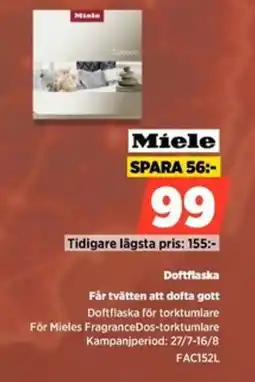Power Miele Doftflaska Får tvätten att dofta gott erbjuda