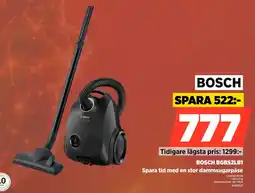 Power Bosch BGBS2LB1 Spara tid med en stor dammsugarpåse erbjuda