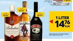 Border Shop Baileys, Ballantine’s eller Captain Morgan, EUR 14.76 erbjuda