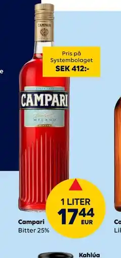 Border Shop Campari, EUR 17.44 erbjuda
