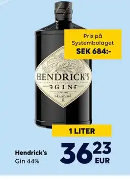 Border Shop Hendrick’s, EUR 36.23 erbjuda