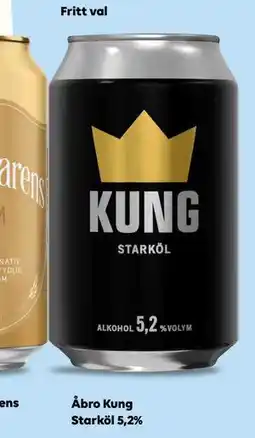 Border Shop Åbro Kung Starköl 5,2%, EUR 27.24 erbjuda