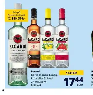 Border Shop Bacardi, EUR 17.44 erbjuda