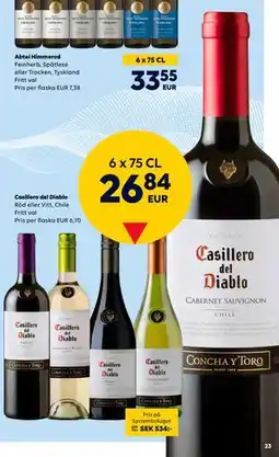 Border Shop Casillero del Diablo, EUR 26.84 erbjuda