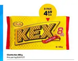 Border Shop Cloetta Kex 480 g, EUR 4.69 erbjuda