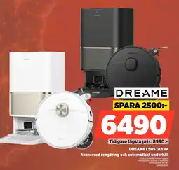 Power DREAME L50S ULTRA Avancerad rengöring och automatiskt underhåll erbjuda