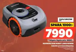 Power NAVIMOW 1105E ROBOT LAWN MOWER Kabelfri precisionsklippning erbjuda