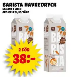 Nelins Garant Barista havredryck erbjuda