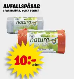 Nelins Spar Avfallspåsar erbjuda