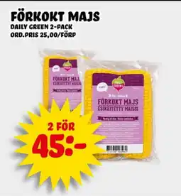 Nelins Förkokt majs erbjuda