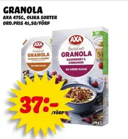Nelins AXA Granola erbjuda