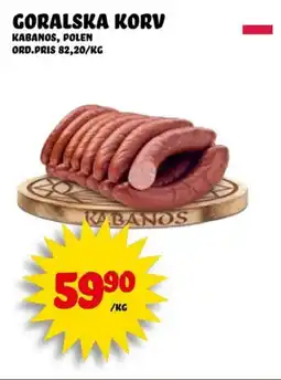Nelins Goralska korv erbjuda