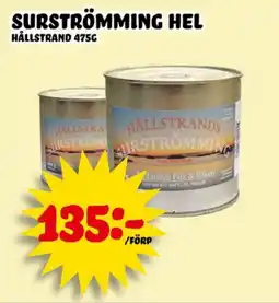 Nelins HÅLLSTRAND Surströmming hel erbjuda