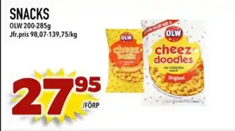 Nelins OLW Snacks erbjuda