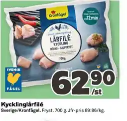 Coop Konsum Kronfågel Kycklinglårfilé erbjuda