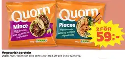 Coop Konsum Quorn Vegetariskt protein erbjuda