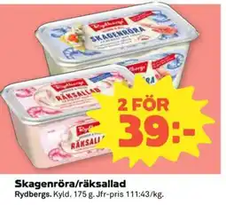 Coop Konsum Rydbergs Skagenröra/räksallad erbjuda