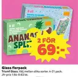 Coop Konsum Triumf Glass flerpack erbjuda