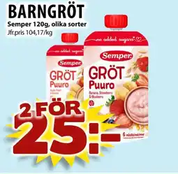 Matvärlden Tensta Semper Barngröt erbjuda