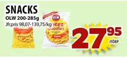 Matvärlden Tensta OLW Snacks erbjuda