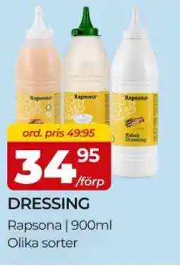 Matrix Butikerna Rapsona Dressing erbjuda