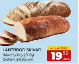Matrix Butikerna Lantbröd skivad erbjuda