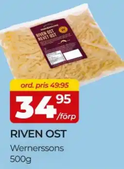 Matrix Butikerna Wernerssons Riven ost erbjuda