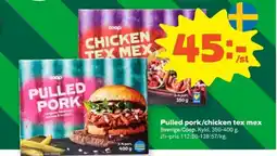 Coop Forum Coop Pulled pork/chicken tex mex erbjuda