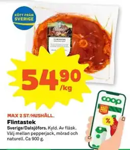 Coop Forum Flintastek erbjuda