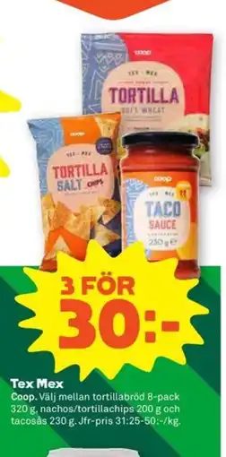 Coop Forum Coop Tex Mex erbjuda