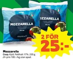 Coop Forum Coop Mozzarella erbjuda