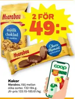 Coop Forum Marabou Kakor erbjuda