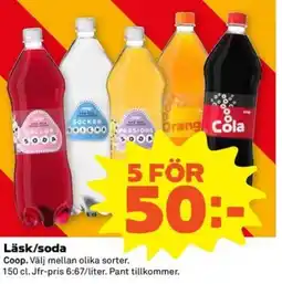 Coop Forum Coop Läsk/soda erbjuda