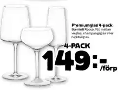 Coop Forum Premiumglas 4-pack erbjuda