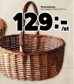 Coop Forum Picknickkorg erbjuda