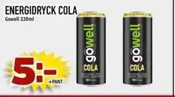 Din Mat Gowell Energidryck cola erbjuda
